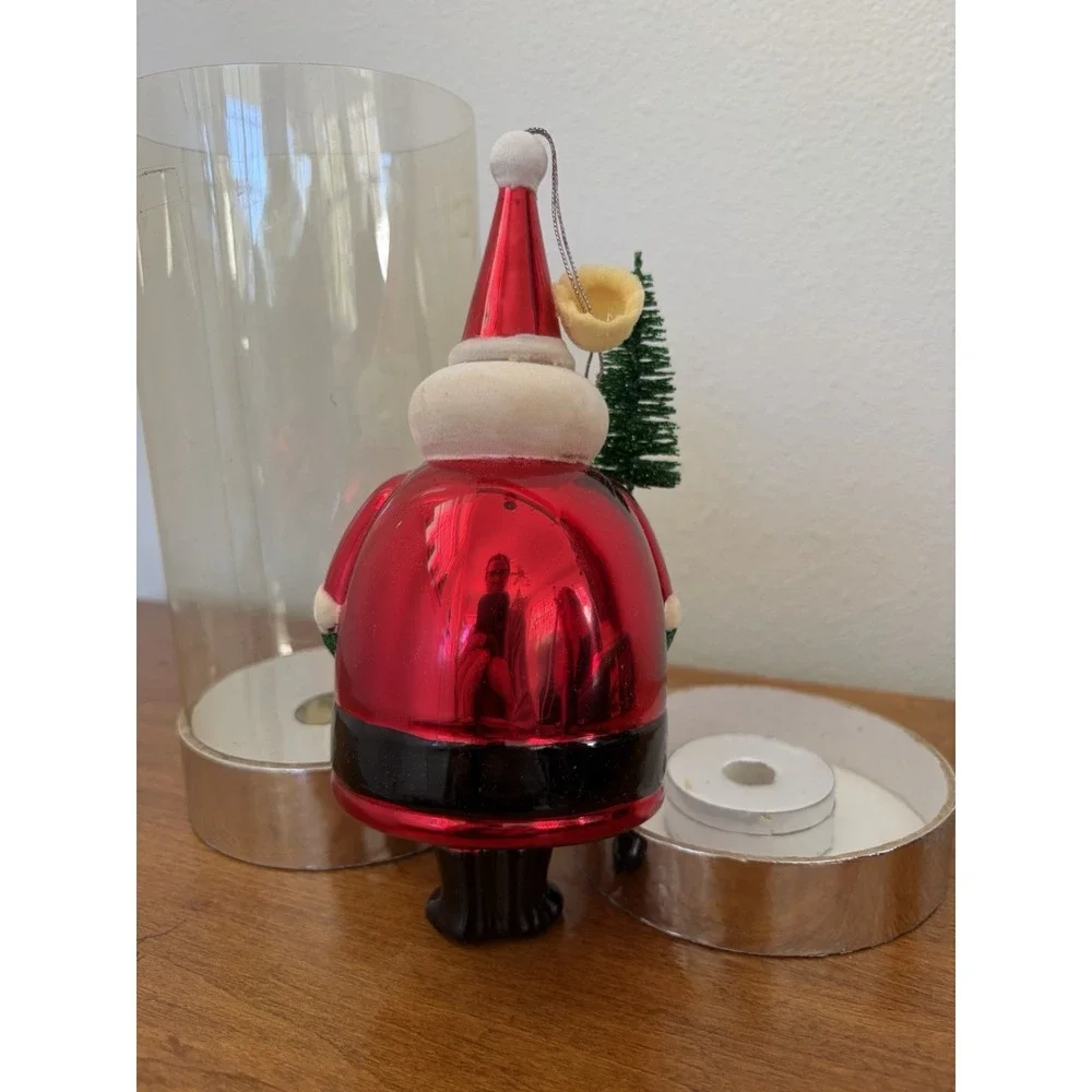 2005 Bath & Body Works Blown‎ Glass Ornament Vintage Santa Christmas 2000's